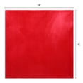 thumbnail image 6 of Unique Bargains 12 Pack Soft Durable Velvet Cloth Napkins for Parties Red 18"x18", 6 of 6