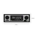 thumbnail image 3 of VANLOFE Car Multimedia Player Car FM Radio Stereo Player USB Charger Vintage Car Stereo Radio Player In-dash MP3 Bluetooth FM USB SD Remote Control, 3 of 8