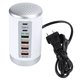 thumbnail image 2 of Cargador de concentrador USB ANGGREK PD-18W Estación de carga rápida múltiple 6 puertos, 2 of 8