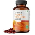thumbnail image 3 of Futurebiotics Omega-3 Fish + Krill Oil Heart Health, 1000 MG, Non- GMO 120 Softgels, 3 of 7
