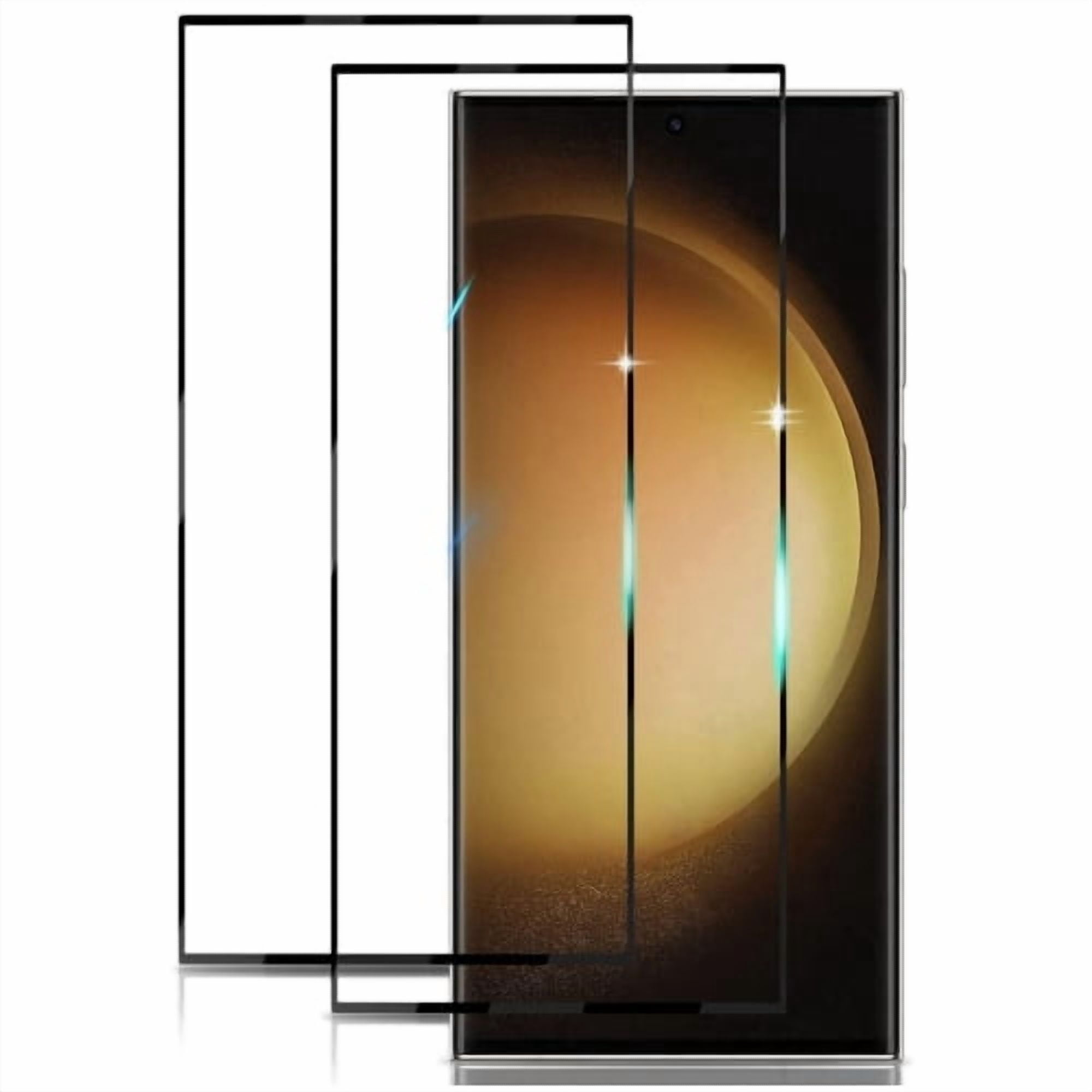 Tasnim For Samsung Galaxy S25 Plus Screen Protector Bubble Free Anti-Scratch Anti-Fingerprint 9H HD Black Tempered Glass Screen Protector Tasnim For Galaxy S25 Plus
