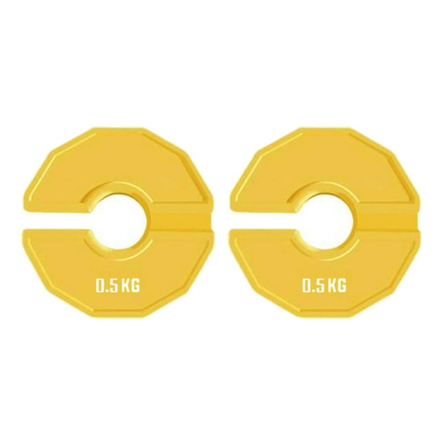 2 discos de pesas fraccionarias para gimnasio, apertura de 35 mm (1,38 pulgadas), cambio pequeño 124 mm