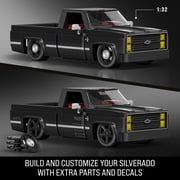 Mattel Brick Shop Hot Wheels '83 Chevy Silverado Building Toy Kit (225 Pieces), for Collectors