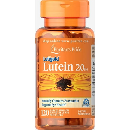 UPC 074312149047 product image for Puritan's Pride Lutein 20 mg with Zeaxanthin, 120 Softgels | upcitemdb.com