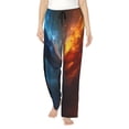 thumbnail image 1 of Fotbe Red And Blue Fire Dragon E Pantalones de Pijama para Mujer, Pantalones de Dormir, Pantalones Pj con Cordón y Bolsillos-3X-Large, 1 of 6