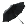 thumbnail image 1 of 62 Inch 2600mAh USB Rechargeable Fan Umbrella, Windproof UV Protection Double Canopy Golf Umbrella with Portable Cooling Fan for Outdoor Activities, 1 of 7