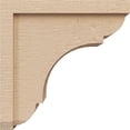 thumbnail image 3 of 7"W x 14"D x 14"H Classic Bryant Rough Cedar Woodgrain TimberThane Corbel, Primed Tan, 3 of 6