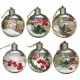 thumbnail image 1 of Moyic 6 uds bolas de Navidad colgantes brillantes bola recargable adorno colgante de árbol de Navidad presente decoración creatividad Kits de decoración para fiestas, 1 of 6
