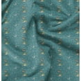 thumbnail image 1 of Soimoi Green Rayon Fabric Arrow & Reindeer Kids Print Sewing Fabric Yard 42 Inch Wide, 1 of 1