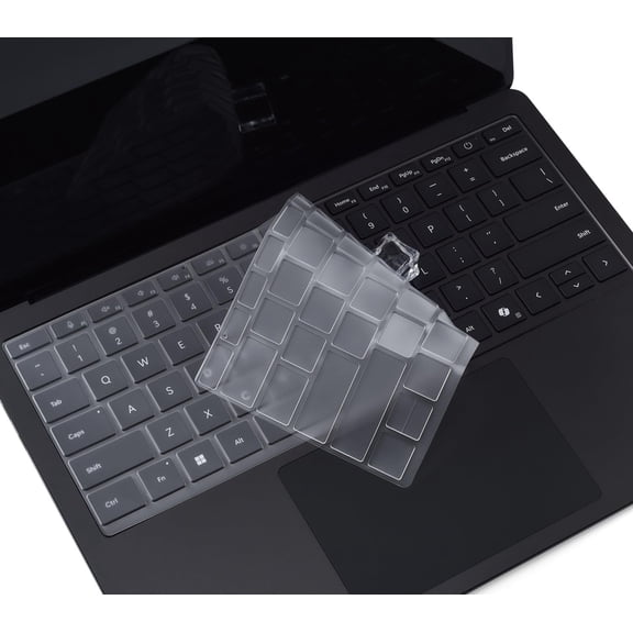 Clear Ultra Thin Keyboard Cover for 2023-2019 Microsoft Surface Laptop 6, 5, 4, 3, 13" & 15" Touchscreen Keyboard Protector Skin (Not Fit 2024-2025 Surface Laptop 7 13.8 & 15")
