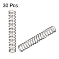 thumbnail image 2 of Unique Bargains Compressed Spring,3mm OD, 0.3mm Wire Size, 2mm Compressed Length, 30mm Free Length,2.6N Load Capacity,Gray,30 pcs, 2 of 4