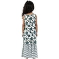 thumbnail image 2 of Ahhaaaa Cotton Floral Print Sleeveless Kurti-Sharara Set for Girls, 2 of 5