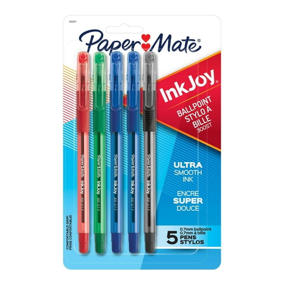 Stylos à bille InkJoyMD 300ST de Paper MateMD à pointe fine assortis