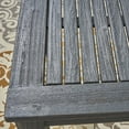 thumbnail image 4 of Noble House Julie Outdoor 7 Piece Traditional Expandable Dining Table Set, Sandblast Dark Gray/Gray, 4 of 8