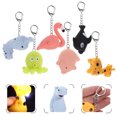 thumbnail image 2 of 6 llaveros con linterna de animales, llavero colgante para bolsa, decoración, juguete de regalo para niños, 2 of 5