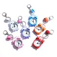 thumbnail image 5 of Mini Alarm Clock Keychain Pendant Creative Car Decoration Bag Charm Couple Keychain Pink, 5 of 5