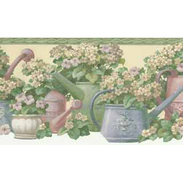 Watering Cans Flowers Wallpaper, Raymond Waites Outdoor Furniture