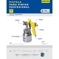 thumbnail image 2 of Pistola Para Pintar Alta Presión 90psi 1l 1/4in Ntp Surtek SURTEK N/A, 2 of 3