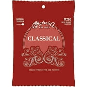 Martin Classical M260 80/20 Bronze Ball End Acoustic Guitar Nylon Strings, Normal Tension