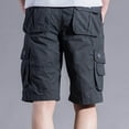 thumbnail image 5 of SOOMLON Cargo Shorts for Men Fit Cargo Work Short Outdoor Athletic Casual Shorts Pocket Bohemian Shorts Work Shorts Mid Waist Shorts Gray XXXL, 5 of 5