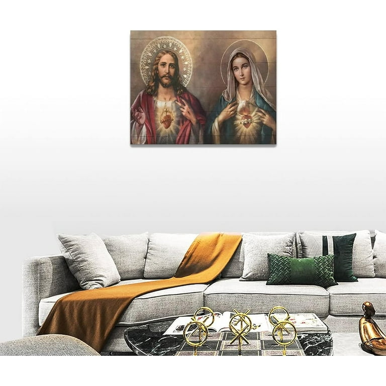 HVEST Blessed Virgin Mary Tapestry Mother of God Tapestry