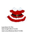 thumbnail image 3 of CuiLiyq Cat Kitten Christmas Outfit, Cat Christmas Dress Holiday Clothes Christmas Dresses, for Kittens Puppy (Red), 3 of 6