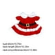thumbnail image 3 of Disfraz de Papá Noel para Gatos y Perros Pequeños: Vestido Navideño Rojo con Cinturón y Collar, Ideal para Las Fiestas, de Poliéster Suave, 40 X 26 Cm., 3 of 6