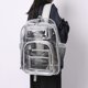 thumbnail image 5 of Mochila de PVC transparente de verano Mochilas escolares simples de moda para adolescentes (gris) Ndcxsfigh Para Estrenar, 5 of 8