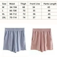 thumbnail image 2 of Summer Lady Casual Beach High Waist Short Pants Women Shorts Sports Short Women's Clothing COFFEE XL, 2 of 8