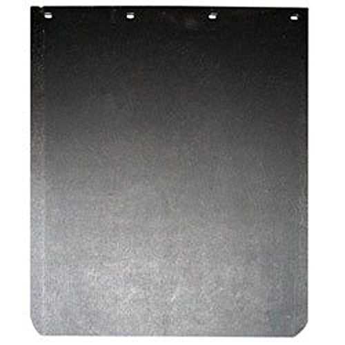 Plain Black 24" x 36" EcoFlex Rubber Semi Truck Mud FlapsPair