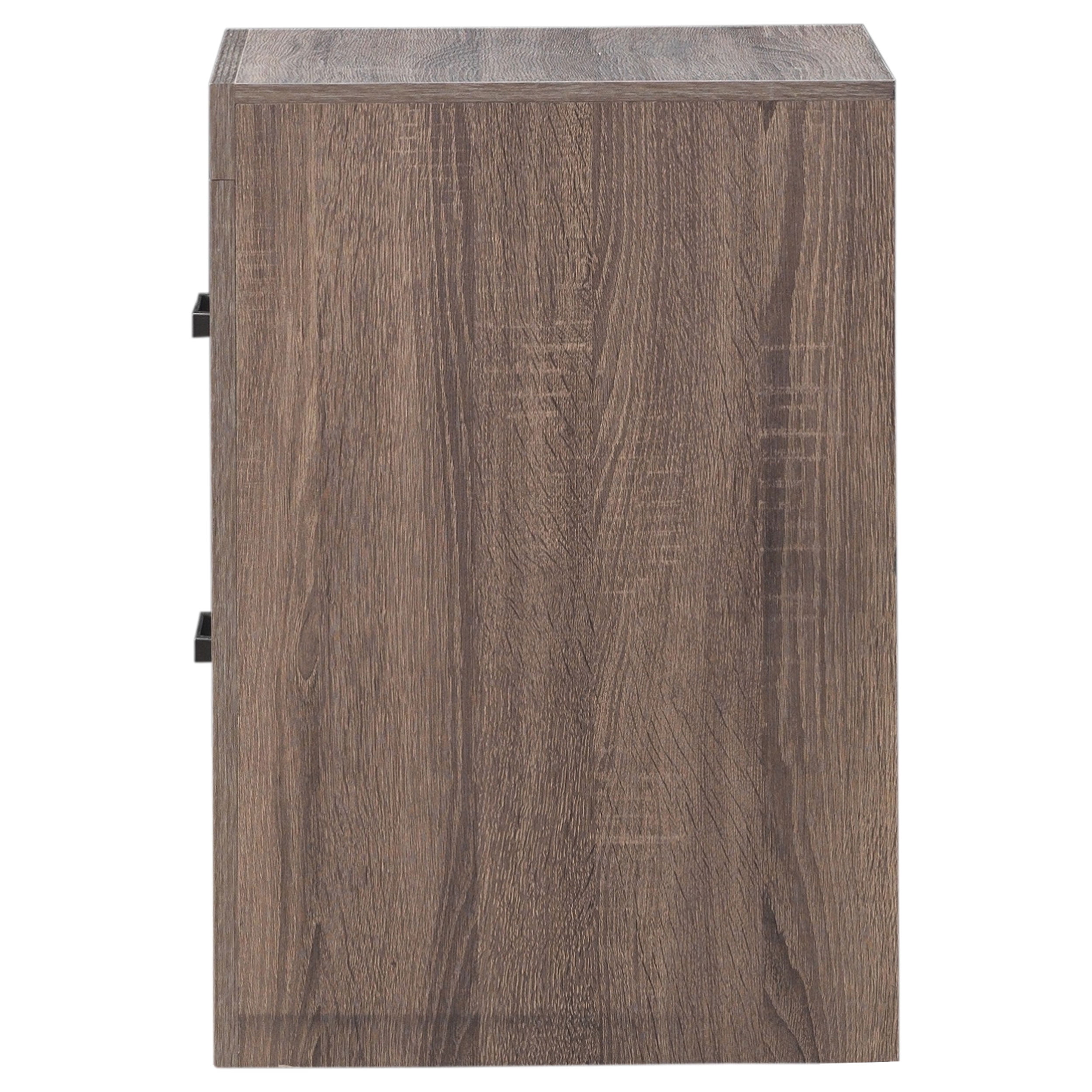Brantford Barrel Oak 2-Drawer Nightstand