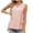 Pink, variant on Annhoo Women's Cotton Linen Tank Tops Lightweight V Neck Sleeveless Tanks Summer Breathable Wide Strap Tanks