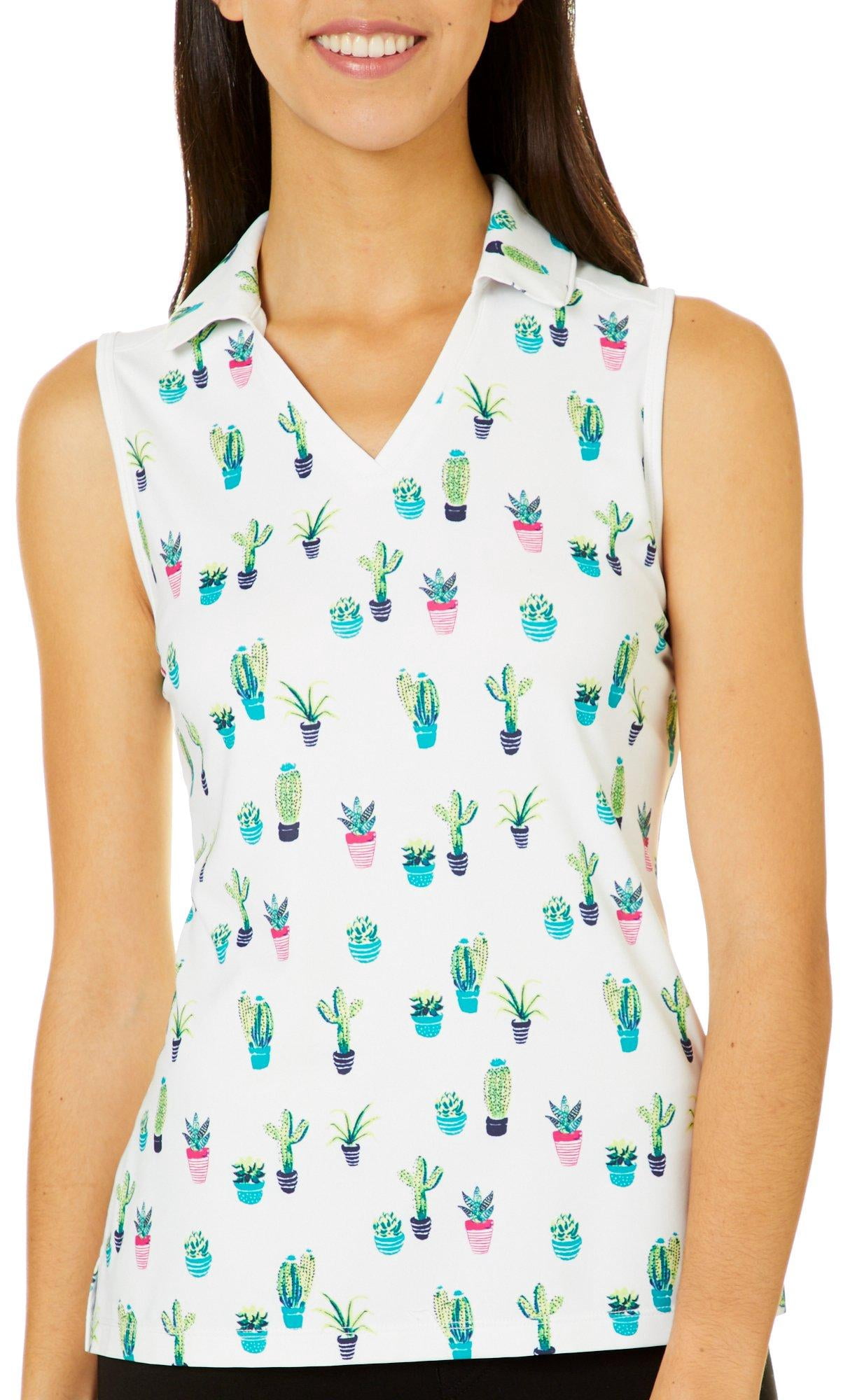 cactus print shirt womens