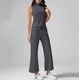 thumbnail image 2 of Conjuntos de dos piezas para mujer para el verano 2025: camiseta sin mangas con cuello alto y pantalones cortos. Chándal deportivo, XS-XXL., 2 of 6