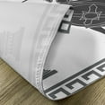 thumbnail image 5 of Ambesonne Retro Place Mats Set of 4, Hero and Dragon Myth, Standard Size, Grey Charcoal Grey White, 5 of 6