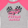 thumbnail image 4 of Inktastic Pink Future Racer Boys or Girls Baby Bodysuit, 4 of 5