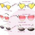 thumbnail image 3 of Set de gafas de sol Juinte Irregular, 8 unidades, Heart Flame Cloud Star, 3 of 7