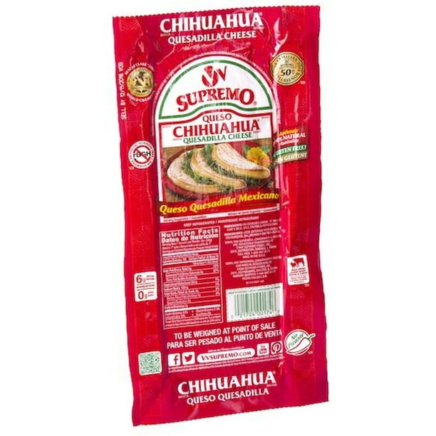 Supremo Queso Chihuahua Cheese, 5.6 Pound 8 per Case.