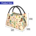 thumbnail image 2 of Disketp Groovy American Western Footwear Bolsa Térmica Estampada, Bolsa Térmica Aislante para Almuerzo, Playa y Campamento, 2 of 6