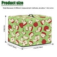 thumbnail image 6 of ZIATUBLES Apple Print Juicer Cover Canvas Kitchen Appliance Dust Cover with Top Handle Stain-Resistant Fruit-Themed Countertop Decor Accessories, Size L, 17 "W x 11 "D x 15 "H, 6 of 7
