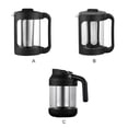 thumbnail image 4 of Bearachild Cafetera de té resistente al calor a prueba de fugas sellada reutilizable lavable desmontable antideslizante PP cafetera con asa Teteras 1500ML, 4 of 6