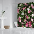 thumbnail image 3 of Waterproof Pioneer Shower Curtain 72x84 Inch Polyester Unique Cute Floral Shower Curtain for Bathroom Hotel Home Decor with 12 Plastic Hooks, 3 of 5