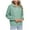 Army Green-01, variant on Women's Quarter Zip Sweatshirts - Quilted Long Sleeve Pullover with Lapel Collar, Casual Fall Top