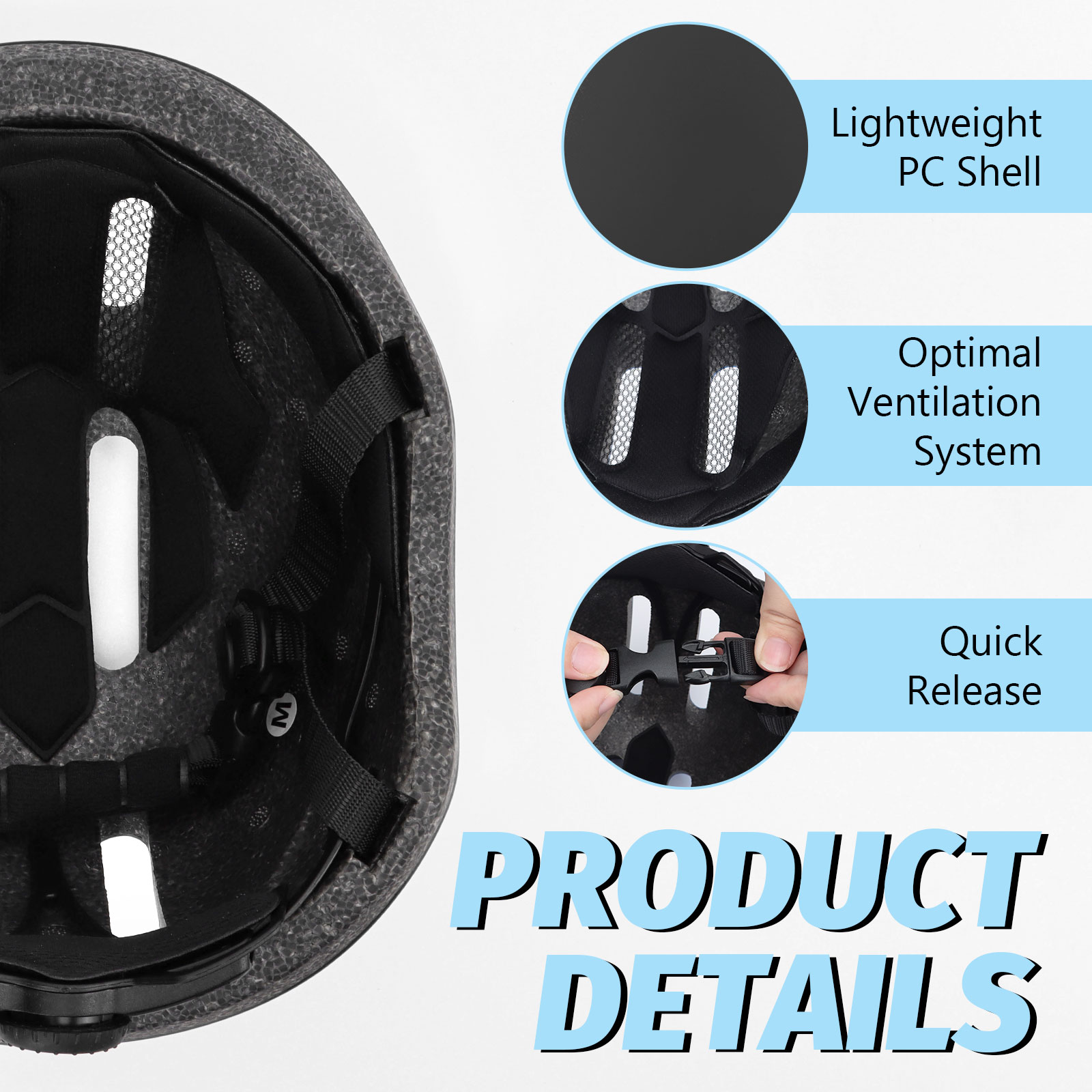 Semfri Adult Bike Helmet Road Cycling Protection photo 3