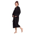 thumbnail image 2 of Women's Long Kimono Waffle Spa Bathrobe - Luxurious, Airy, and Absorbent, 2 of 7