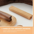 thumbnail image 4 of Shisuyan Kitchen Handles For Cupboards Drawer Handle Easy To Install Beech 4Pcs 5.1In, 4 of 9