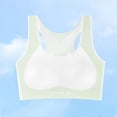 thumbnail image 2 of hengsof Girls' Developmental Underwear, Summer Fashion Solid Color Thin Comfortable Breathable Vest Bra, Suitable for Children, 2 of 5