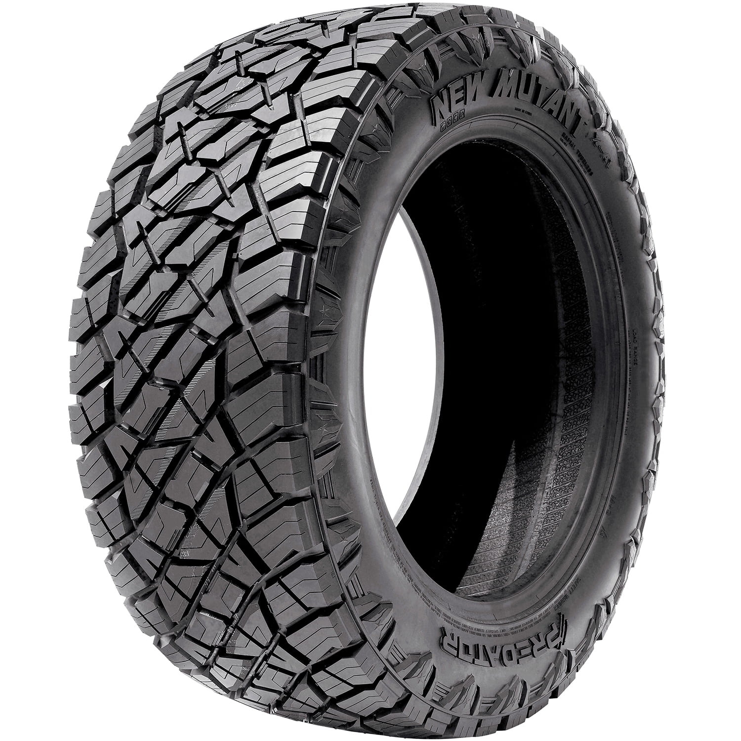Tire Predator New Mutant X-AT LT 37X12.50R26 Load F 12 Ply AT A/T All Terrain