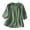 Green, variant on Ymyiu Boho Tops for Women Womens Summer Tops Short Sleeve Blouses Casual Button Down Shirts Floral Boho Clothing Trendy Size M(Green, M)