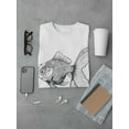thumbnail image 3 of Black And White Goldfish T-Shirt Men -Image by Shutterstock, Male 4X-Large, 3 of 4